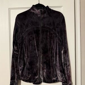 lululemon athletica Women's Velvet Jacket in Dark Purple